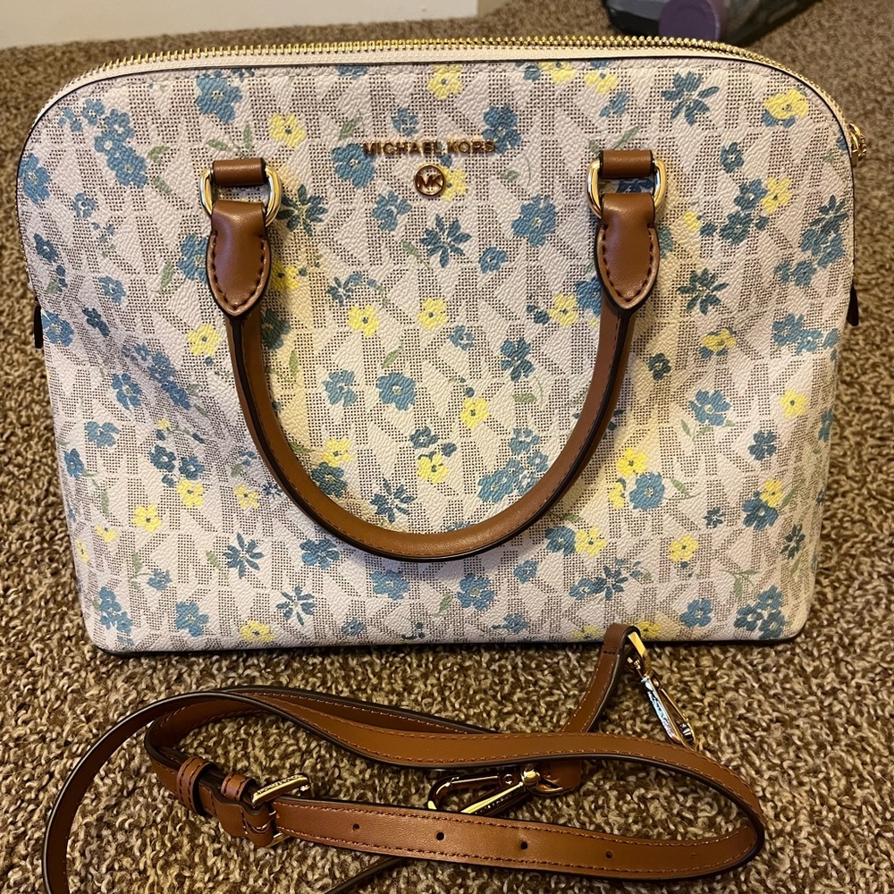 Michael Kors Floral Satchel